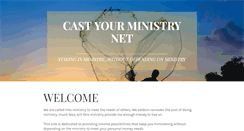 Desktop Screenshot of castyourministry.net