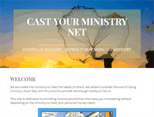 Tablet Screenshot of castyourministry.net